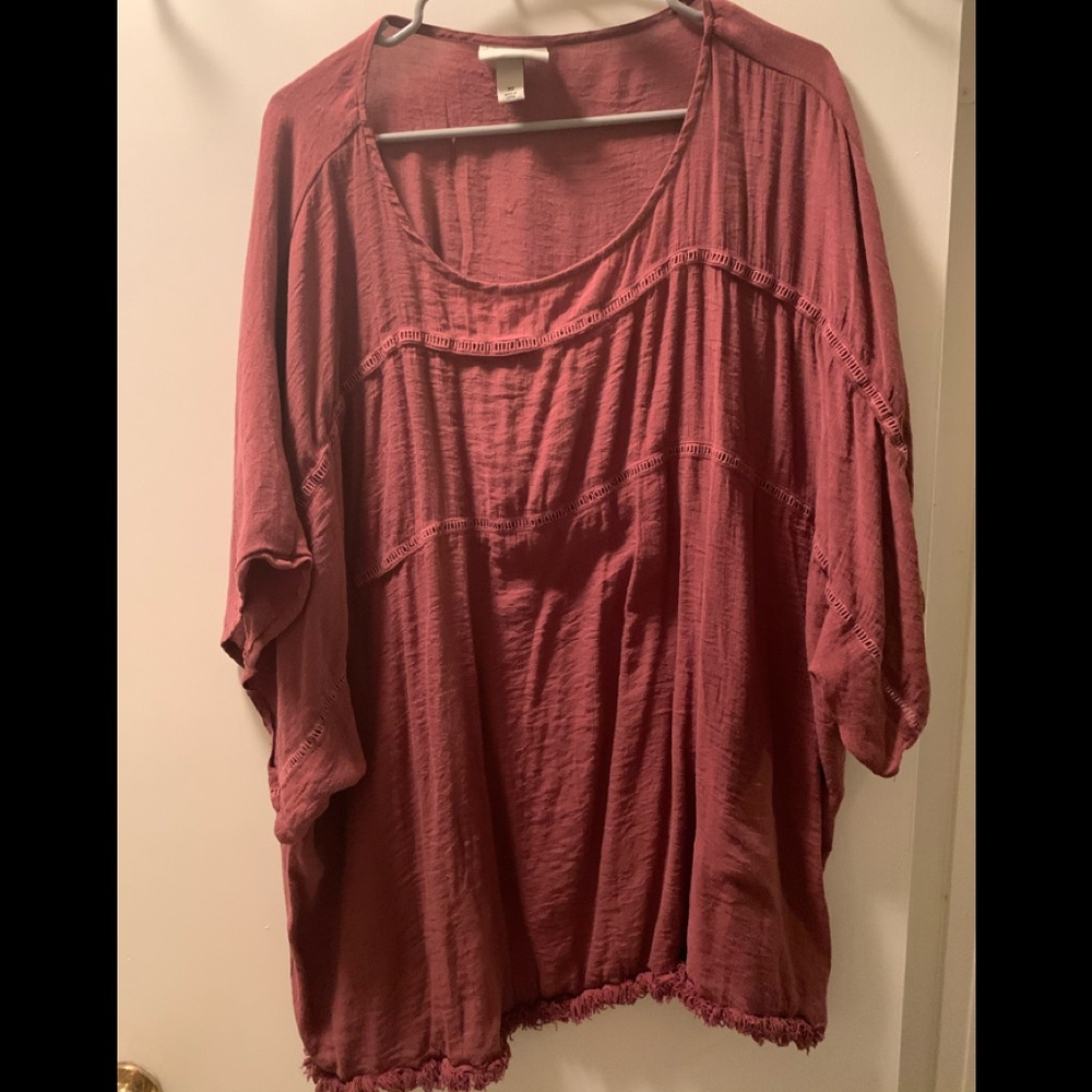 Comfy maroon long tunic